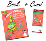 Coloriamo il Natale! - Let's Color Christmas!:  Calendario dell'Avvento da Colorare - Advent Coloring Book (Italian - English)