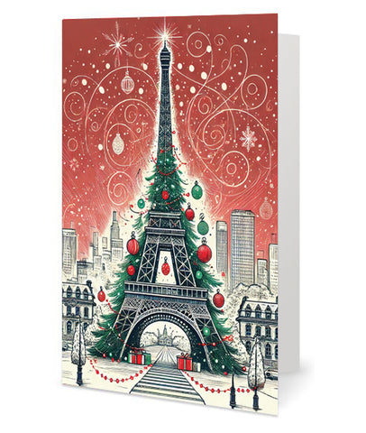 French Christmas / New Year / Holidays Greeting Cards with Envelopes