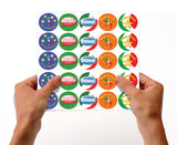 Italian Language Merit Stickers for the Classroom - Assorted