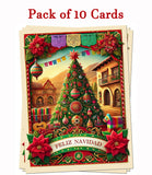 Spanish Christmas / New Year / Holidays Greeting Cards with Envelopes